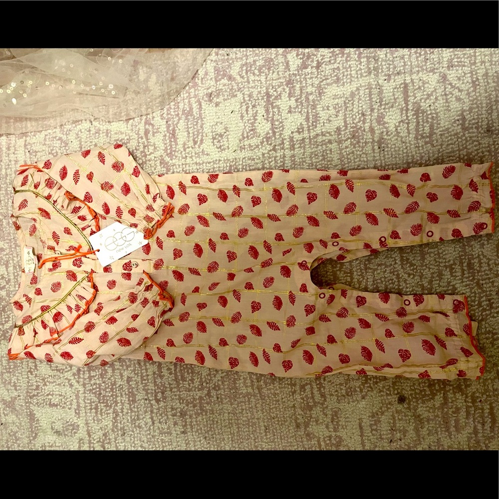 NWT Egg Ruffled Romper 18 months